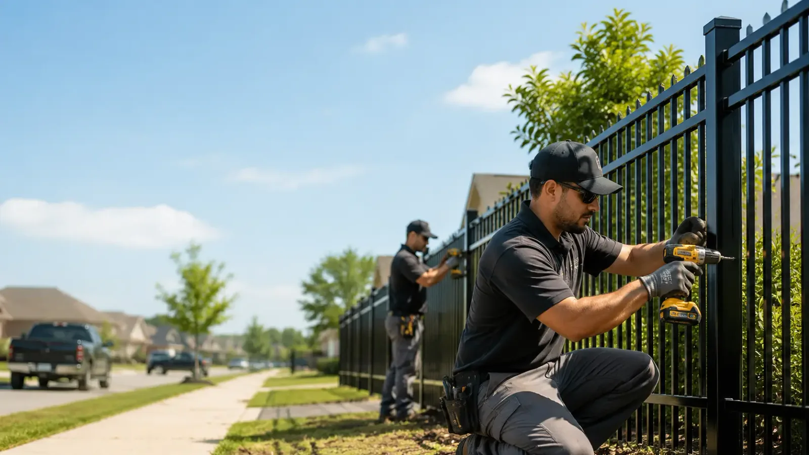 Metal Fence Installation in Bucks, AL